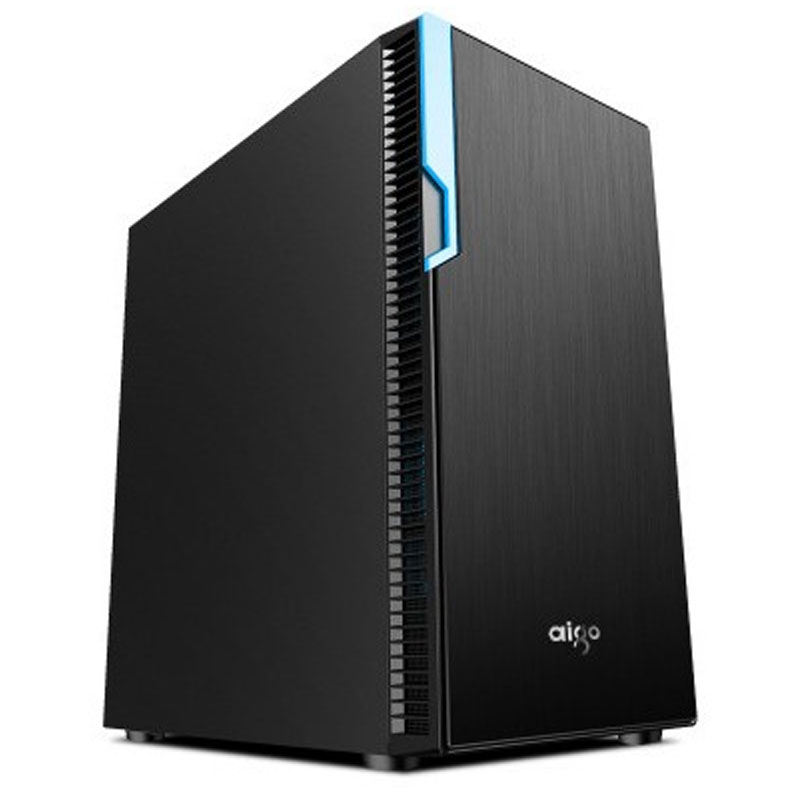 爱国者(aigo)商机 台式机迷你商务办公电脑机箱(支持m-atx主板/发光灯