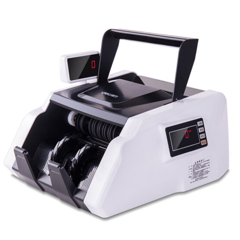 得力(deli)验钞机新版人民币银行专用小型便携式办公家用迷你升级新版