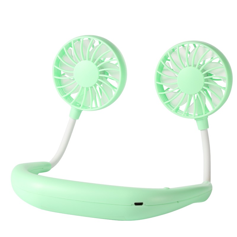 挂脖风扇 usb便携式充电手持小型学生懒人挂脖子迷你网红小电风扇