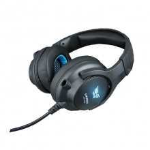现代G9400游戏耳机USB耳机头戴式电脑电竞耳麦重低音麦克风话筒台式CF电竞USB耳机，教学耳机、考试专用