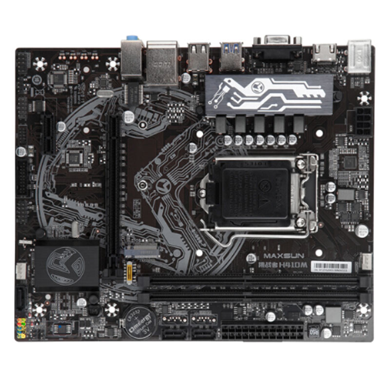 正品行货假一罚十铭瑄(maxsun)ms-挑战者 h410m 主板(intel h410/lga