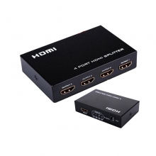 MT-SP104M 4口HDMI分配器1分4 高清分屏器共享器1进4出  买十送一