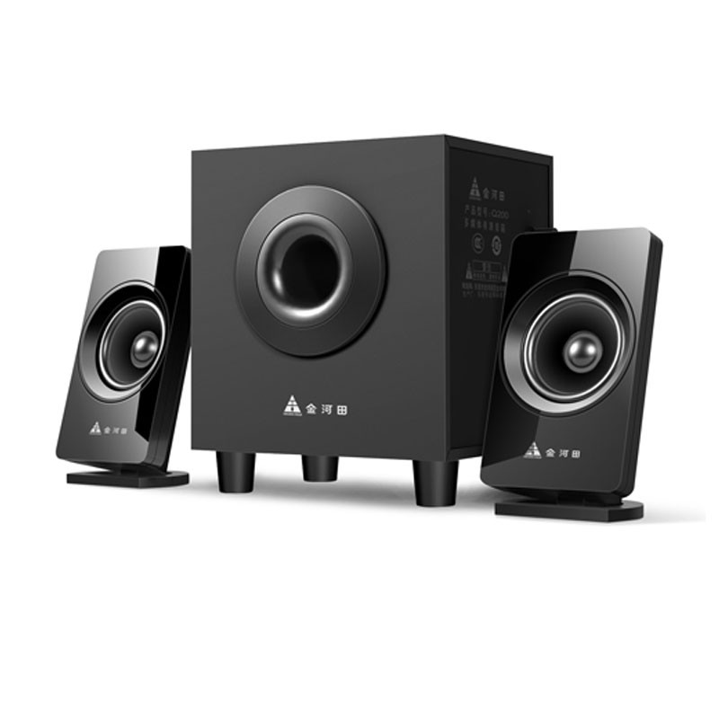 金河田q200多媒体增强版低音炮音箱2.