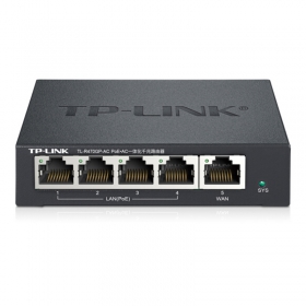 TP-LINK TL-R470GP-AC4口千兆PoE供电·AP管理一体化企业级路由器 千兆端口，57W