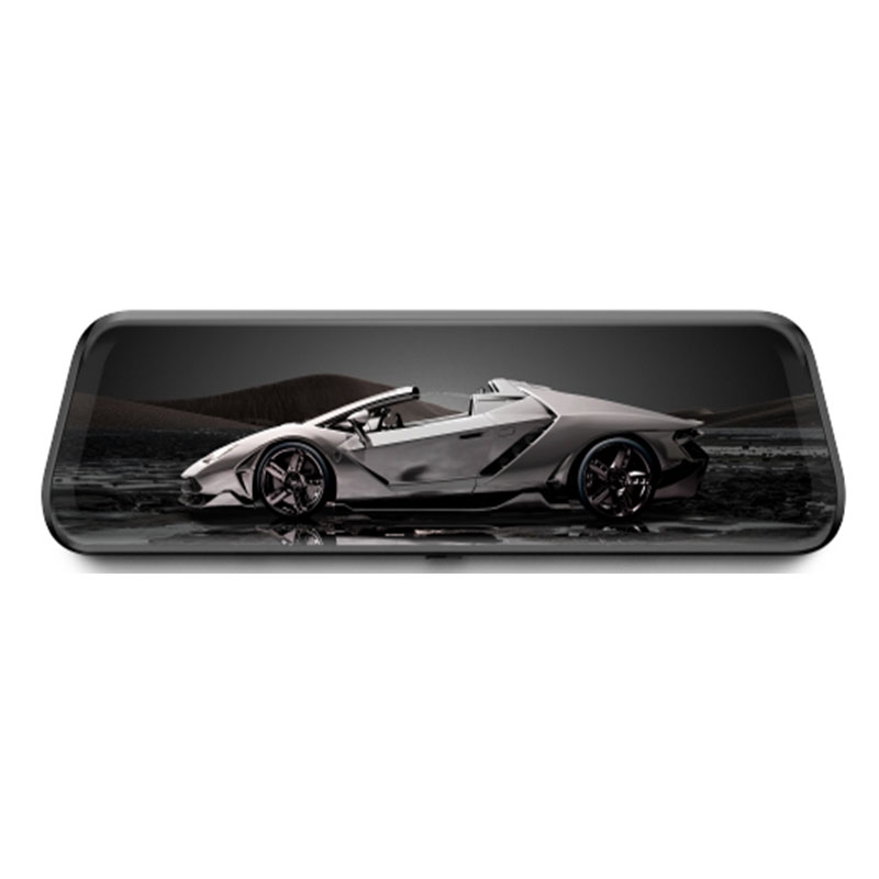 凌度行车记录仪 型号 a800 10寸全屏流媒体 声控触摸二合一 前后双录