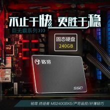 铭瑄 终结者 MS240GBX5(240G)固态硬盘 MS240GBX5 巨无霸SSD 2.5英寸 SATA 三年换新