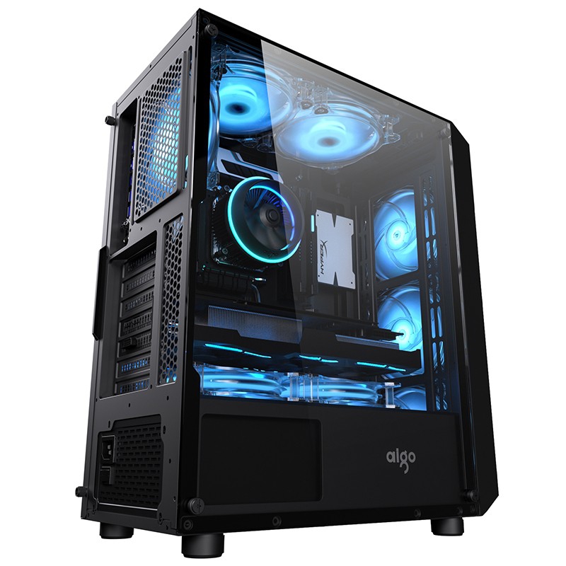 爱国者 t9 支持240水冷 背线全侧透防尘游戏机箱