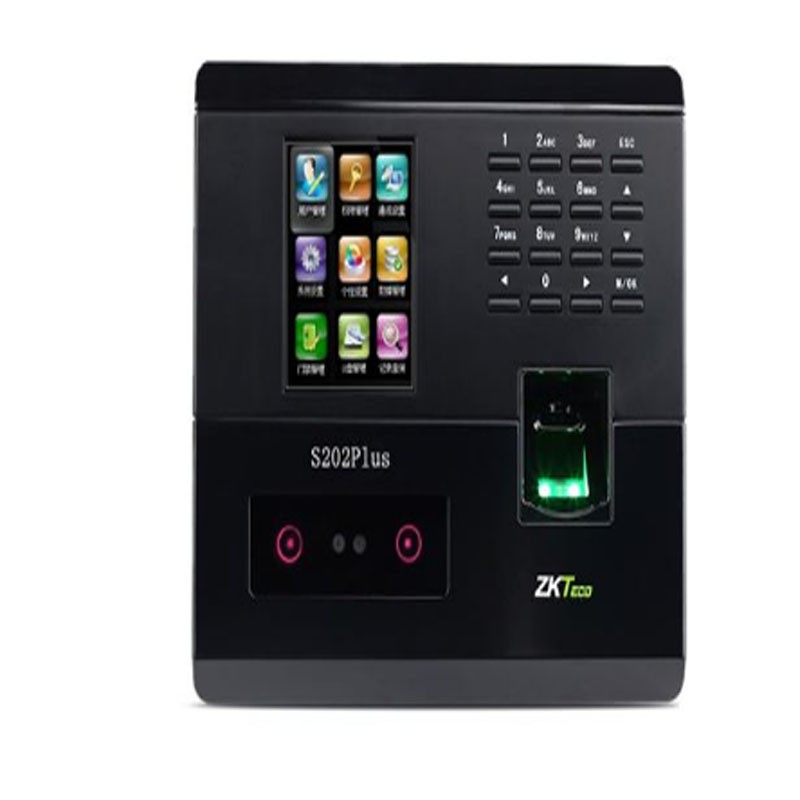 商家联盟中控智慧s202plus人脸加指纹门禁考勤一体机