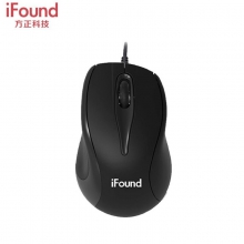 （ifound） F370有线鼠标盒装USB办公专用台式机光电鼠标