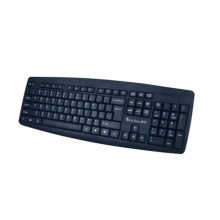 雷步MC230电脑游戏键盘 舒适手感USB有线家用 办公商务适用单键盘