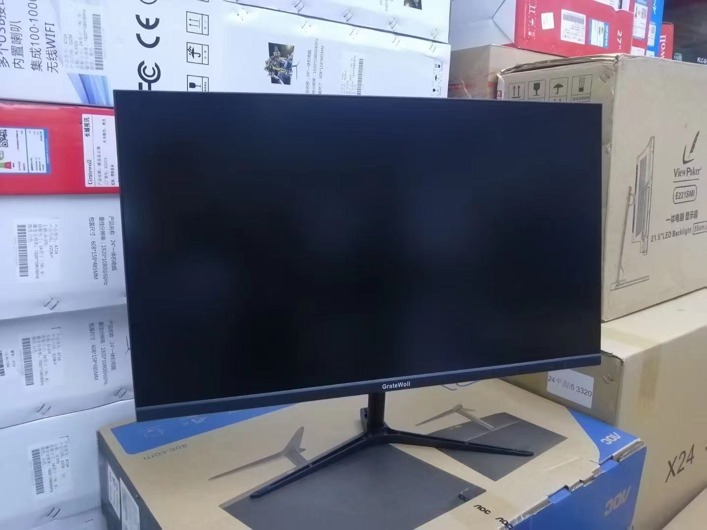 长城视讯g270w 27寸 ips 无边框显示器 特价促销