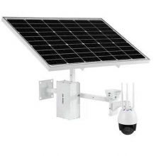 T20A+LS16 无电无网太阳能球机：太阳能 2.0寸300万三光源警戒小球机 太阳能板没有质量问题不退不换