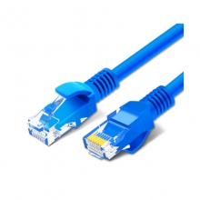 深蓝大道网线 家用 高速超五类电脑宽带网络跳线成品 蓝色w113
