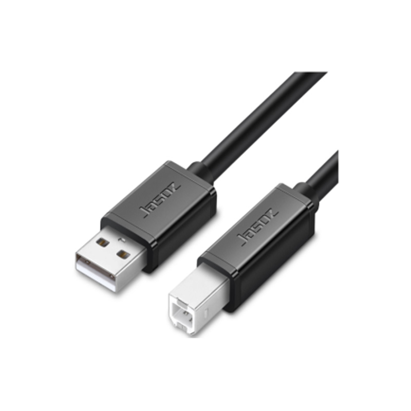 捷森usb2.0高速打印机线 纯无氧铜线材 am/bm方口接头数据线 通用惠普