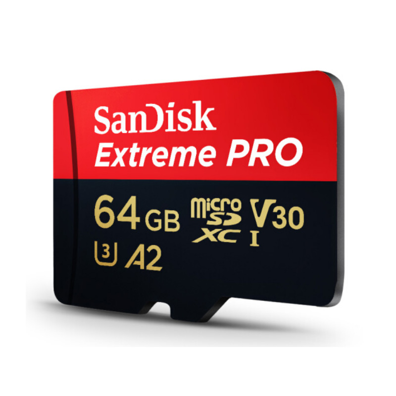 閃迪(sandisk)64gb tf(microsd)存儲卡 u3 c10 a2 v30 4k 至尊超極速