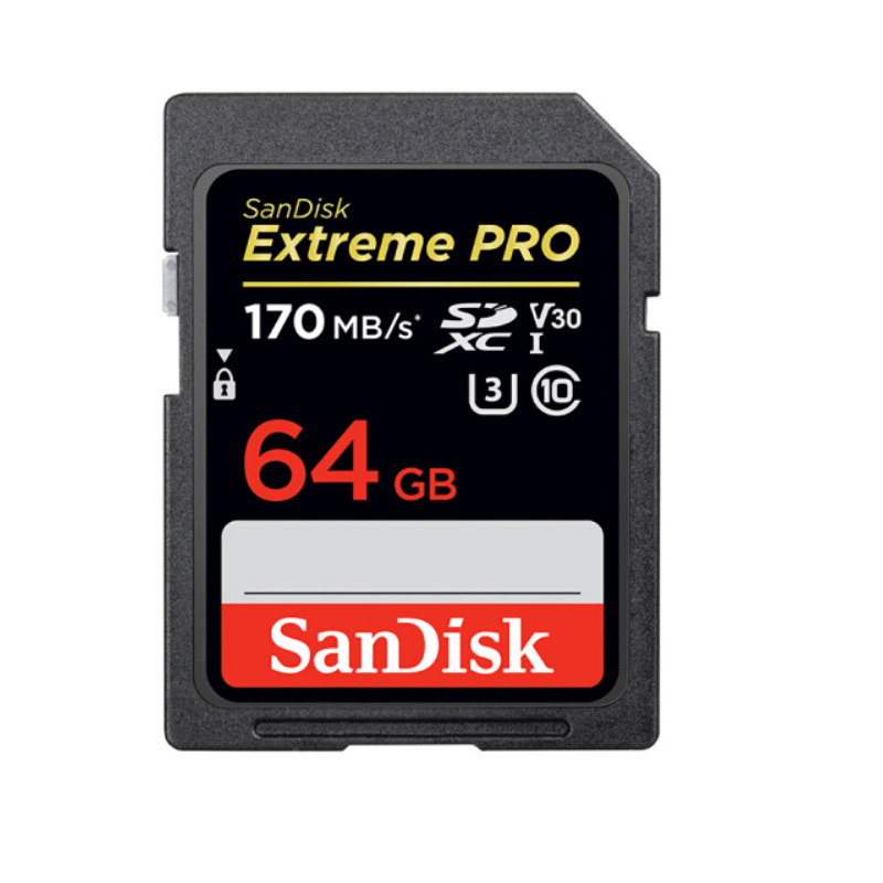 闪迪(sandisk)64gb sd存储卡 u3 c10 v30 4k 至尊超极速版内存卡 读速