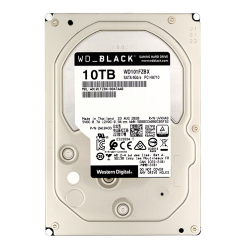 (正品)预售产品 西数黑盘10t 7200转256m(wd101fzbx)