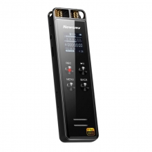 纽曼Newsmy 录音笔 RD07 8G 双麦克风 专业无损远距高清降噪声控 培训交流商务会议录音速记 录音器 黑色