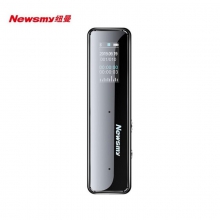 纽曼Newsmy AI智能录音笔XD01 终身免费转写 中英文同声翻译 声文速记 专业级降噪 一键录音 16G+云存储 黑色