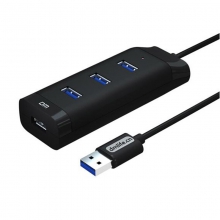 大迈（DM）USB分线器3.0 HUB集线器1.2米 CHB007系列 高速扩展一拖四口120CM