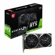 微星（MSI）RTX 3050 8G 万图师电竞游戏专业设计直播电脑独立显卡ITX小卡 RTX3050 VENTUS 2X OC 8G