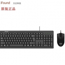 方正F8105 高端商务双USB办公有线键盘鼠标键鼠套装 利润型