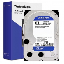 （正品）西数6T蓝盘 台式机机械硬盘6T WD60EZAZ