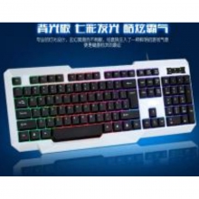 山鼠-M3骑士版背光键盘USB有线缝隙彩虹光键盘
