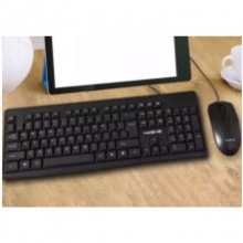 现代MK280键鼠套装 U+U商务家用办公笔记本台式机USB现代有线键盘鼠标