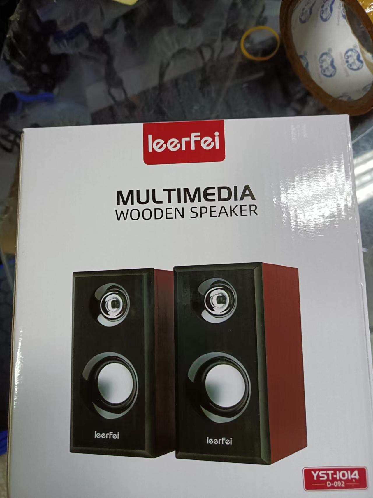 乐儿飞092 木质usb音箱,台式机笔记本电脑音响低音炮