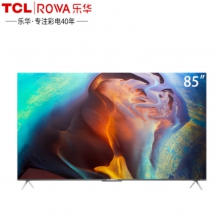 TCL乐华(ROWA）85英寸4K超清A++屏130%高色域3+64G云游戏远场语音K歌全面屏电视 85K62