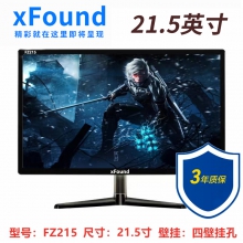 济南方正xFound 21.5寸（保点）FZ215  21.5英寸LED黑 支持壁挂 VGA接口 滤蓝光不闪屏 宽视角 装机必用 显示器液晶监控游戏商务显示屏22