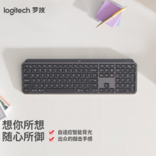 罗技（Logitech）MX Keys 键盘 无线蓝牙键盘 高端办公键盘 超薄 全尺寸 智能背光 