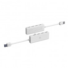 华硕(adol) USB-A转4口 USB 3.0集线器0.15M转换线GD-A440 接口网口转换器扩展器扩展坞转换头