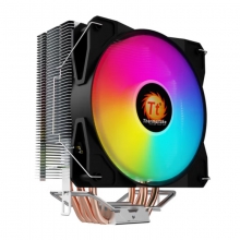 Tt（Thermaltake）水星S400 RGB CPU散热器风扇（4热管/多平台/支持AM4/幻彩/3针PWM/附带硅脂）