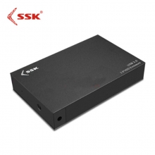 正品行货非外区货 质保靠谱稳定 
 飚王（SSK） HE-G3000 3.5英寸USB3.0台式电脑移动大硬盘盒SATA串口硬盘外置盒子
