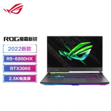ROG魔霸新锐2022 15.6英寸2.5K 165Hz游戏本笔记本电脑(R9-6900HX 液金导热 16G 512G RTX3060 140W)