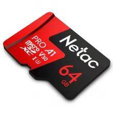 朗科（Netac）64GB TF（MicroSD）存储卡 A1 U3 V30 4K 高度耐用行车记录仪&监控摄像头内存卡 读速100MB/s 超高速TF卡