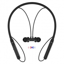 纽曼蓝牙耳机H12 V5.0 挂脖"便携高端（运动款） 120mAh&200小时待机 8小时音乐/通话 智能磁吸，接近贴合 蓝牙方案：杰里6956A"