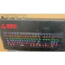 爱国心GK-801竞技游戏机械键盘单键盘