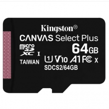 （官方正品）金士顿（Kingston）64GB TF（MicroSD） 存储卡 U1 A1 V10 手机内存卡 switch内存卡 读速100MB/s  TF小卡