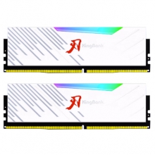 （正品）金百达（KINGBANK）32GB(16GBX2)套装 DDR5 6400 台式机内存条 刃系列 灯条