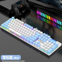 （官方正品）先马颜之神KW2000游戏真 机械键盘青轴  游戏办公电竞机商务机械键盘