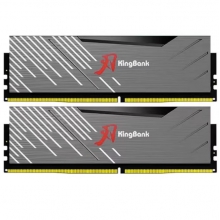 （官方正品）金百达（KINGBANK）64GB(32GBX2)套装 DDR5 6400 台式机内存条海力士A-die颗粒 黑刃