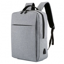 小米款彩色双肩包14 15寸通用 适用于联想戴尔惠普华硕华为等，商务双肩手提电脑包旅行包笔记本包，默认发灰色 无标
