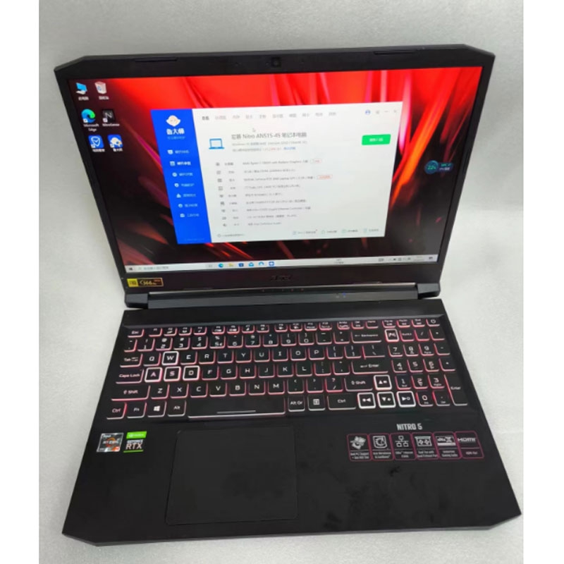 【二手笔记本】宏碁暗影骑士笔记本电脑 r7-5800h八核处理器 16g 512