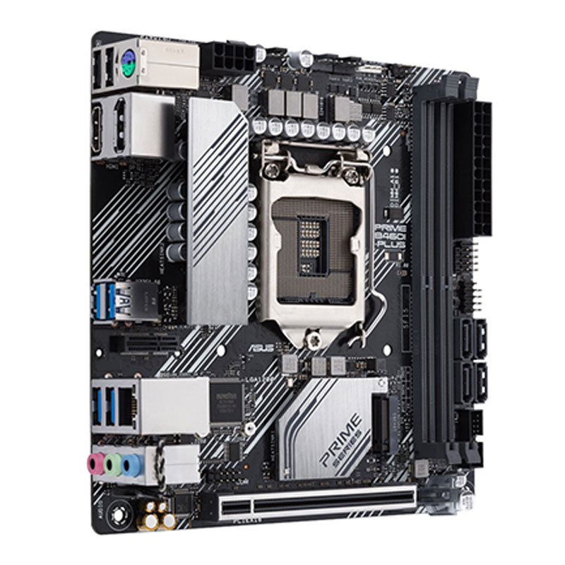 华硕prime b460i plus电脑miniitx主板