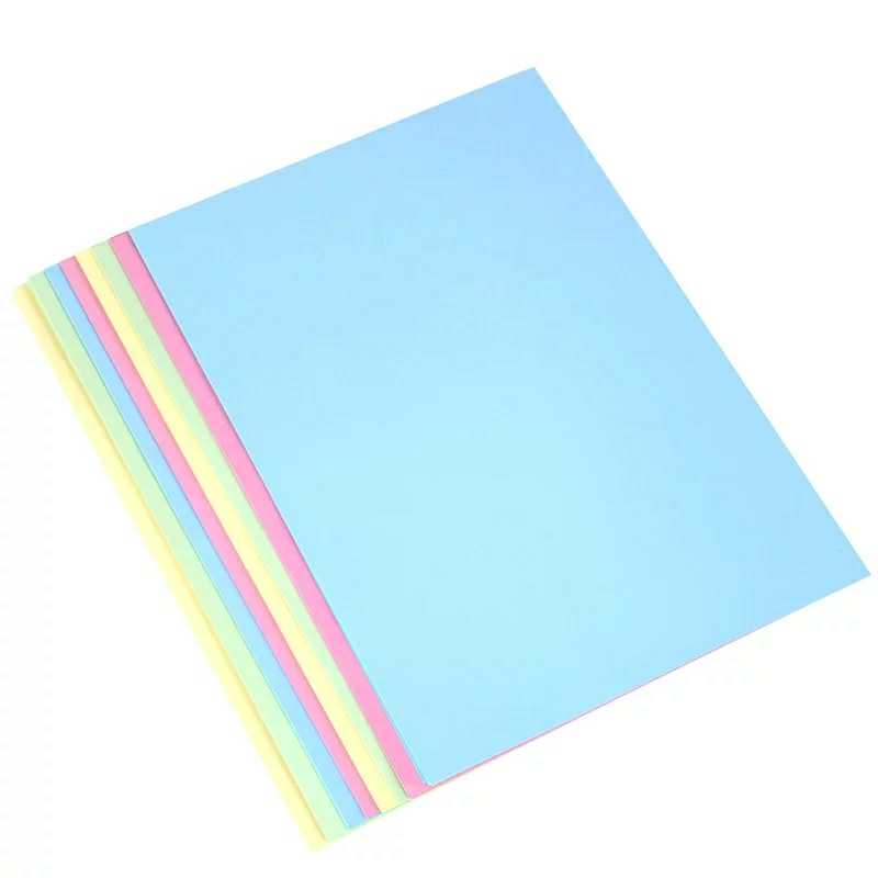 得力(deli) 彩色a4复印纸彩纸80g复印纸彩色打印浅粉色7757 (整箱25包