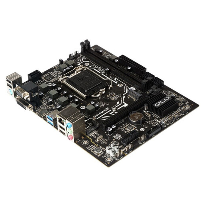 影驰h510m光影主板英特尔10100f/10400/11700 cpu lga 1200针脚 h510m
