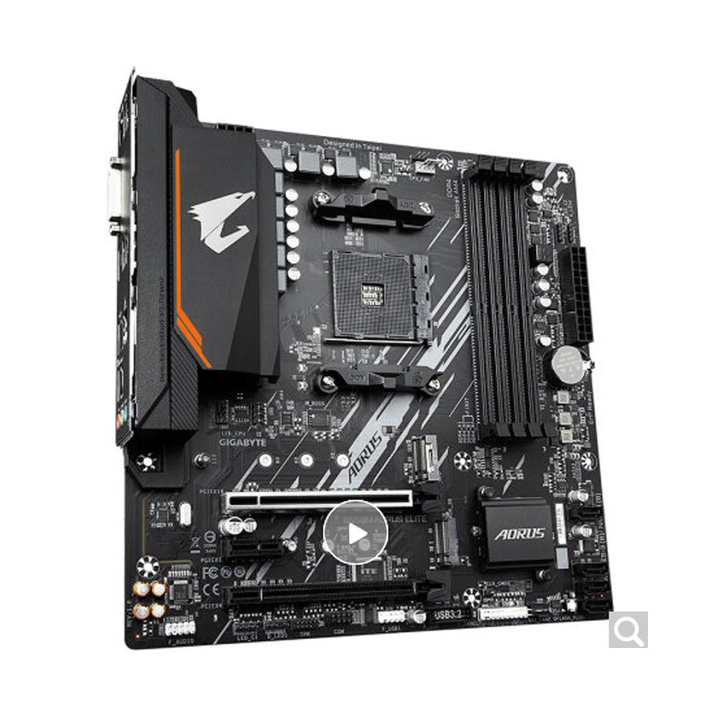 技嘉 小雕 b550m aorus elite 主板 支持cpu 5600x/5600g/3700x/3600